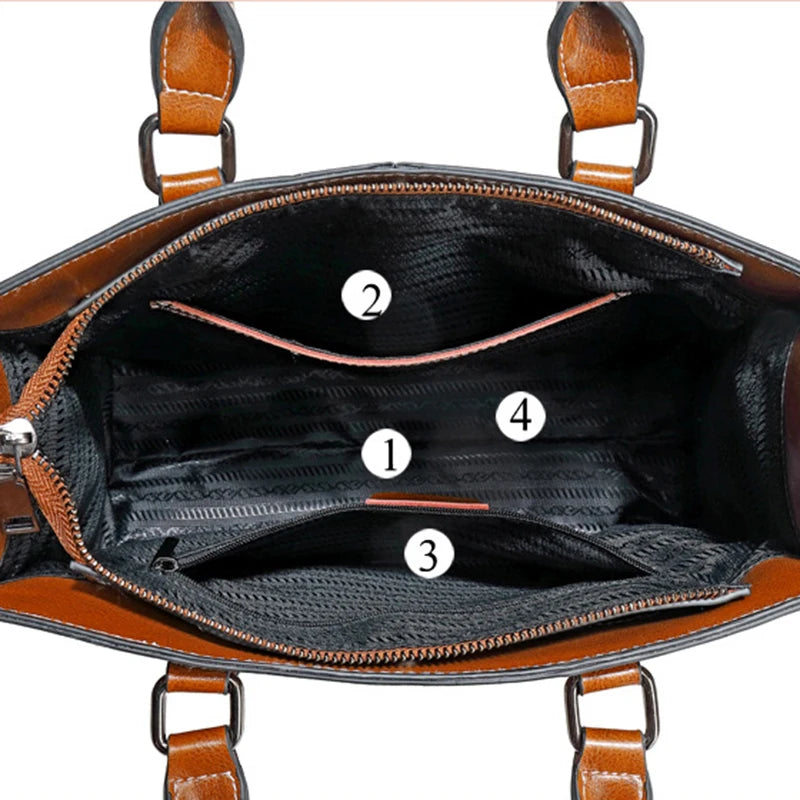 Stijlvolle leren tas