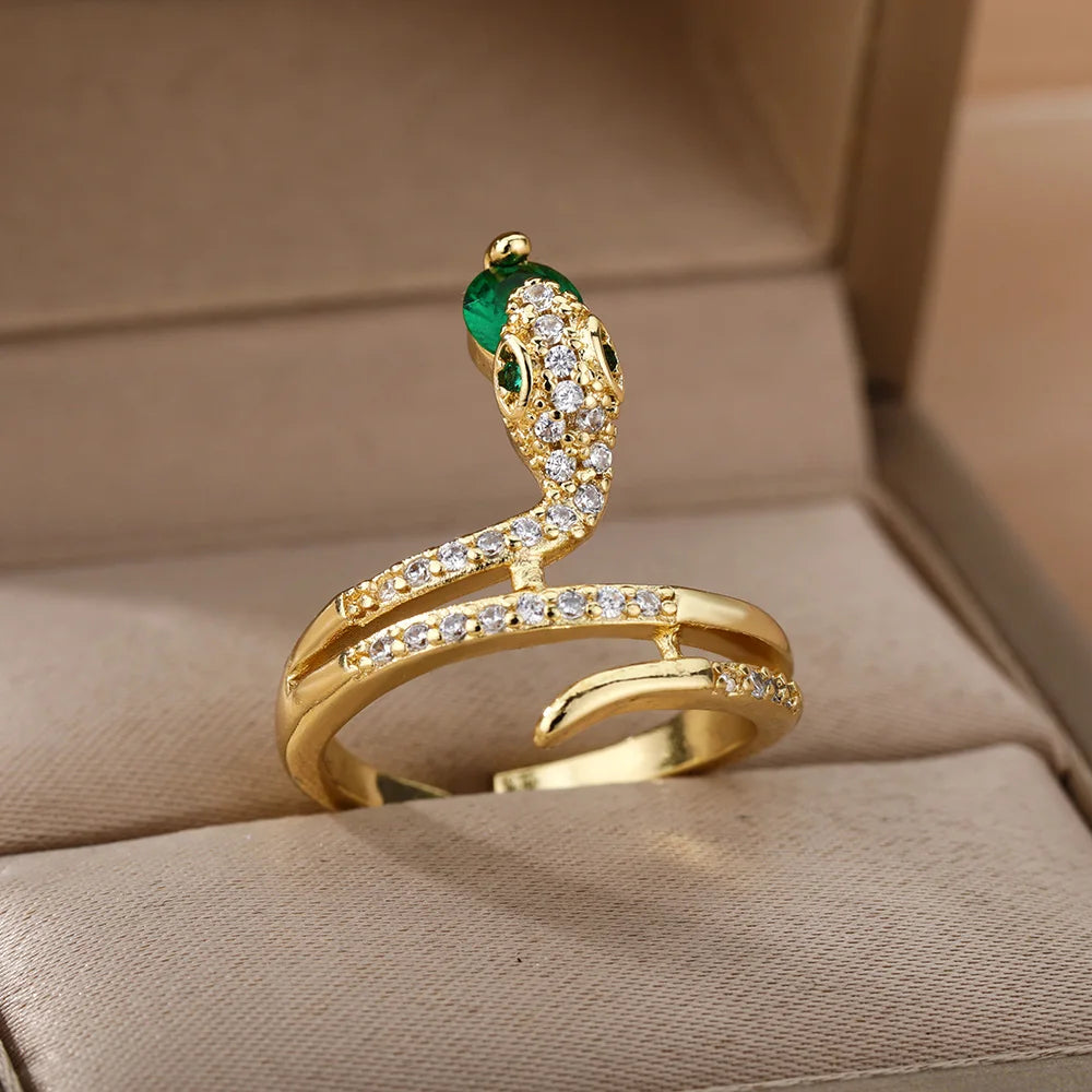 Aurelia Serpentina ring