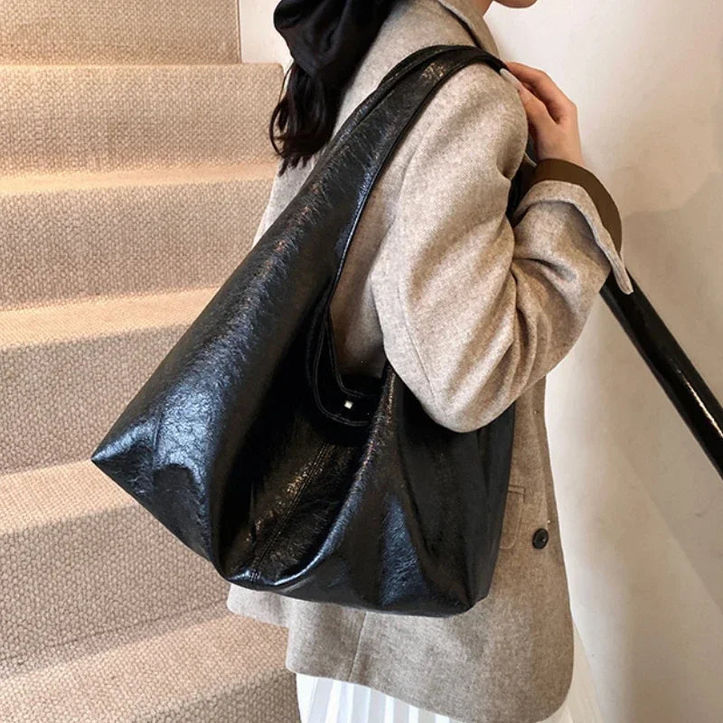 Grote capaciteit leren HOBO tas