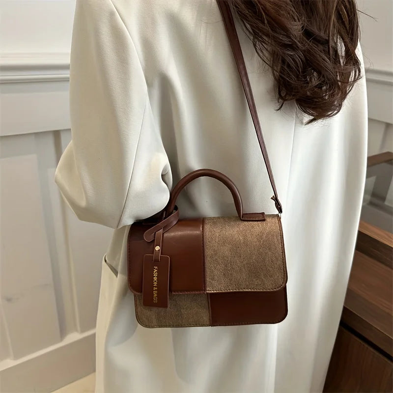 Snap Closure Tote Bag