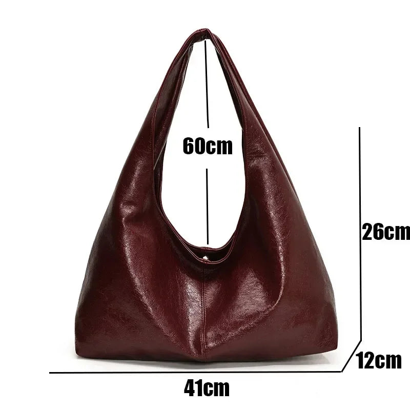 Grote capaciteit leren HOBO tas
